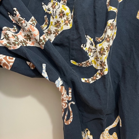 Anthropologie Leopard Print Flannel Pajama Set, W’s size Small/Medium - Picture 15 of 15